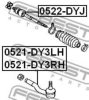 FEBEST 0522-DYJ Tie Rod Axle Joint